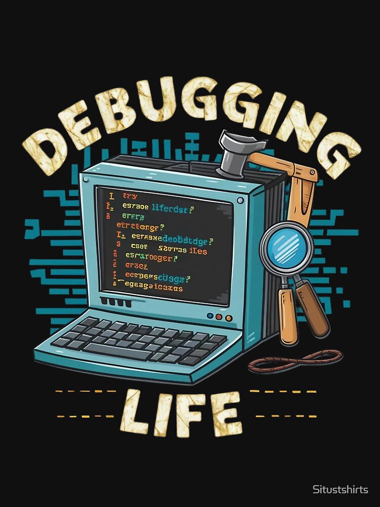 Debugging life by Situstshirts T-Shirts, Hoodie, Sweatshirt | BlankRebels.com (Image 3)