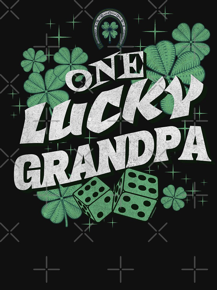 One Lucky Grandpa by Rich Summers Art T-Shirts, Hoodie, Sweatshirt | BlankRebels.com (Image 3)