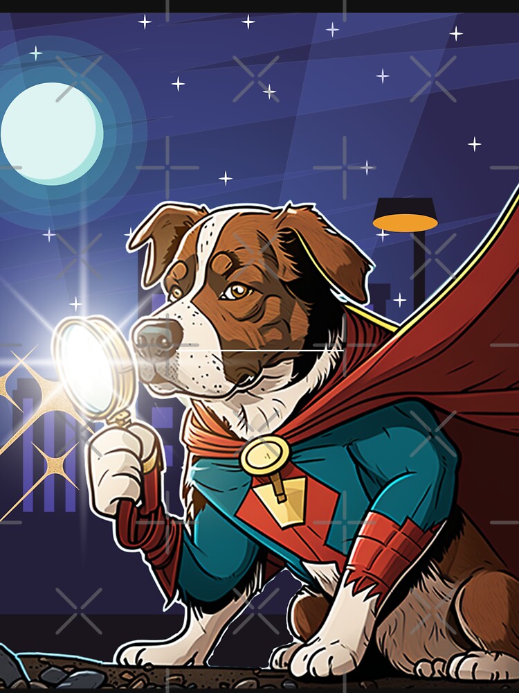 SuperHero  Detective Dog by simofaouzi