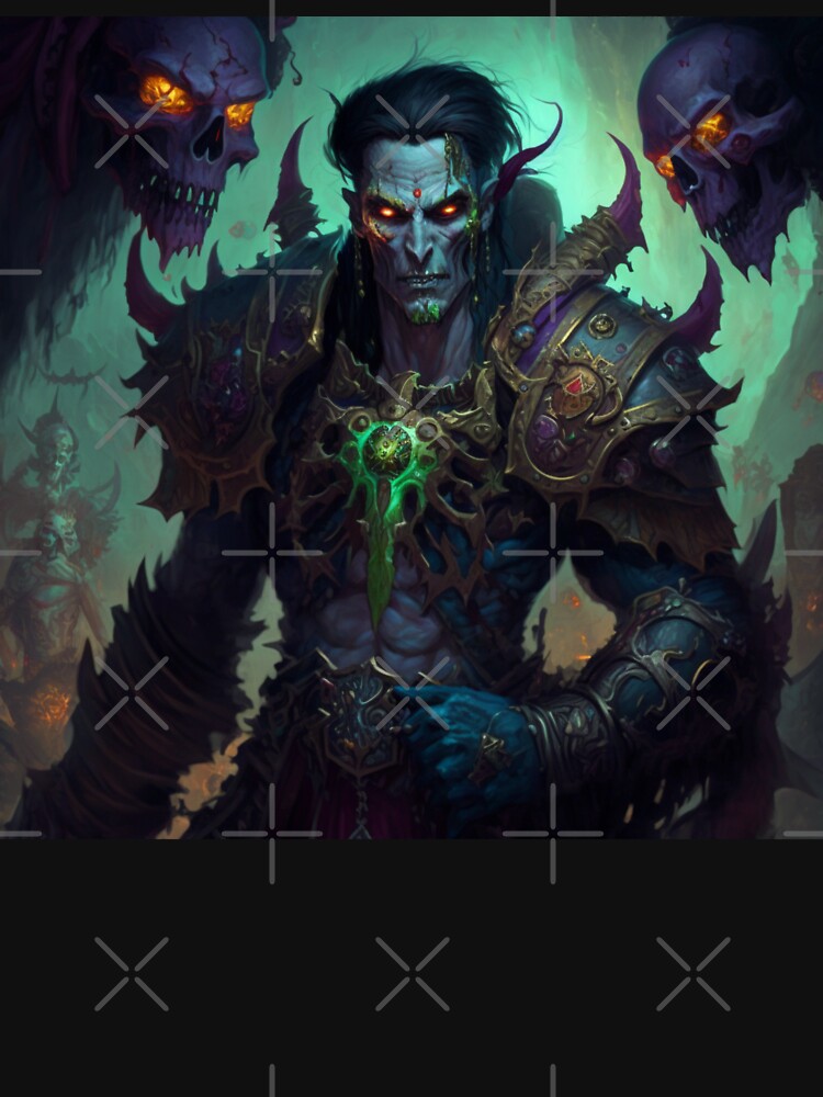 Necromancer, Death Knight, Lich by WarHaven T-Shirts, Hoodie, Sweatshirt | BlankRebels.com (Image 3)