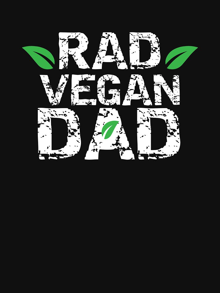 Rad Vegan dad, Vegan Male, Vegetarian Gift by Designs4Less T-Shirts, Hoodie, Sweatshirt | BlankRebels.com (Image 3)