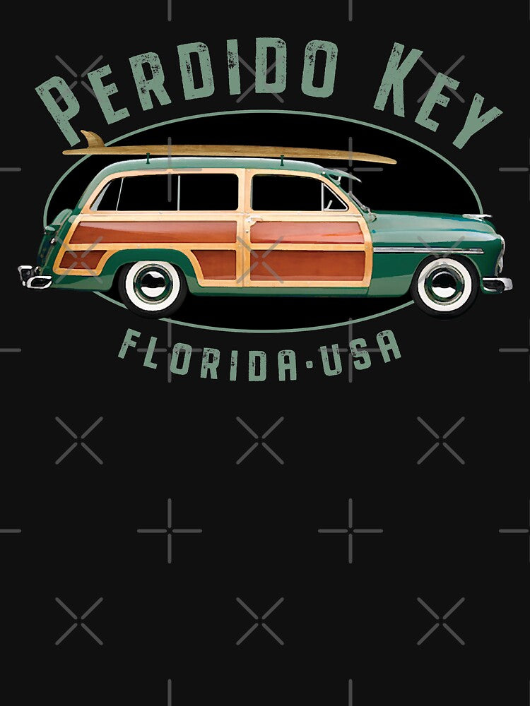 Perdido Key Florida Vintage Surfing Design by Futurebeachbum T-Shirts, Hoodie, Sweatshirt | BlankRebels.com (Image 3)