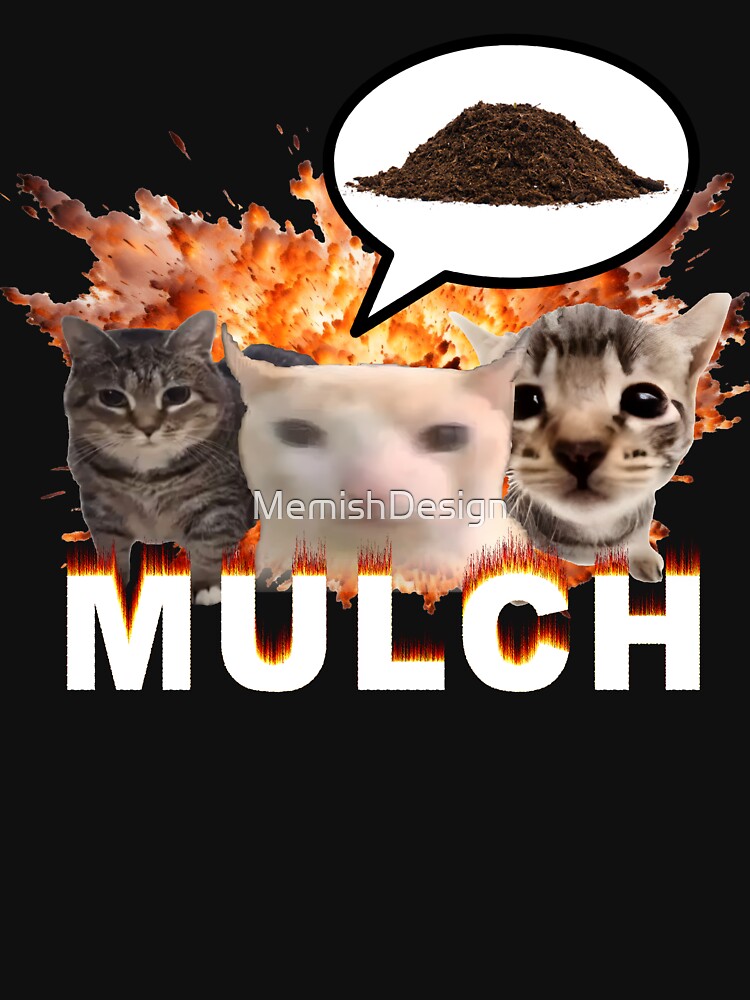 Mulch Funny Cat Meme T-Shirts, Hoodie, Sweatshirt