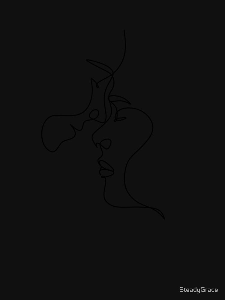 Couple Line Art by SteadyGrace T-Shirts, Hoodie, Sweatshirt | BlankRebels.com (Image 3)