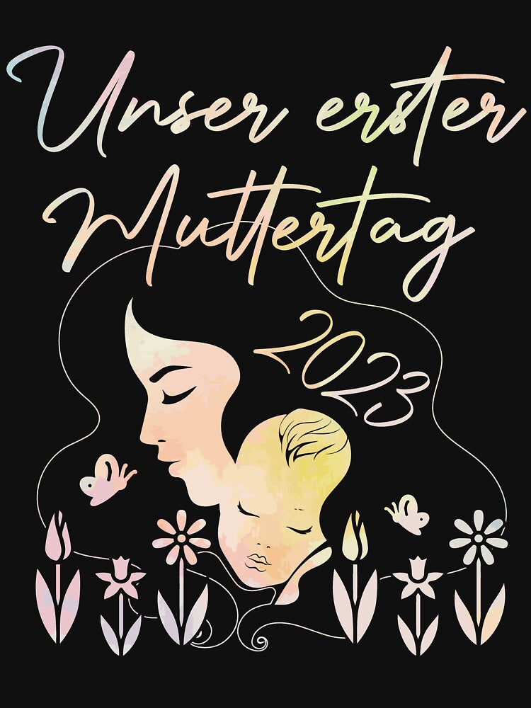 Copy of Our First Mother's Day 2023 1st Mother's Day Mother's Day Gift by mostoreee T-Shirts, Hoodie, Sweatshirt (Image 3)