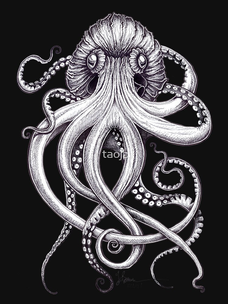 Kraken by taojb T-Shirts, Hoodie, Sweatshirt | BlankRebels.com (Image 3)