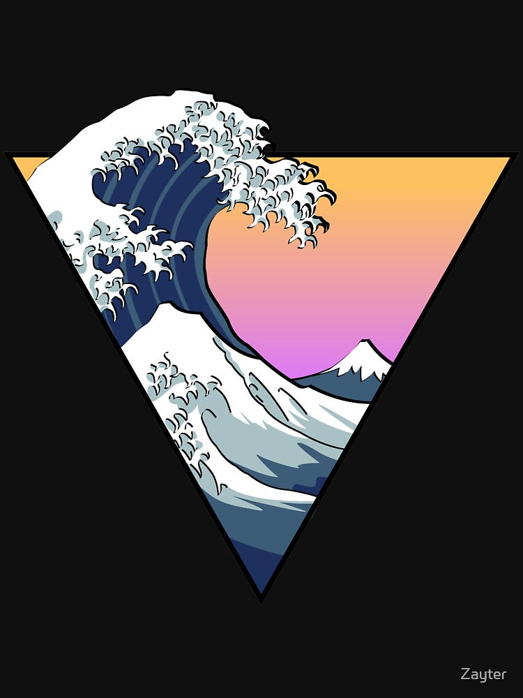 Great Wave Aesthetic by Zayter T-Shirts, Hoodie, Sweatshirt | BlankRebels.com (Image 3)