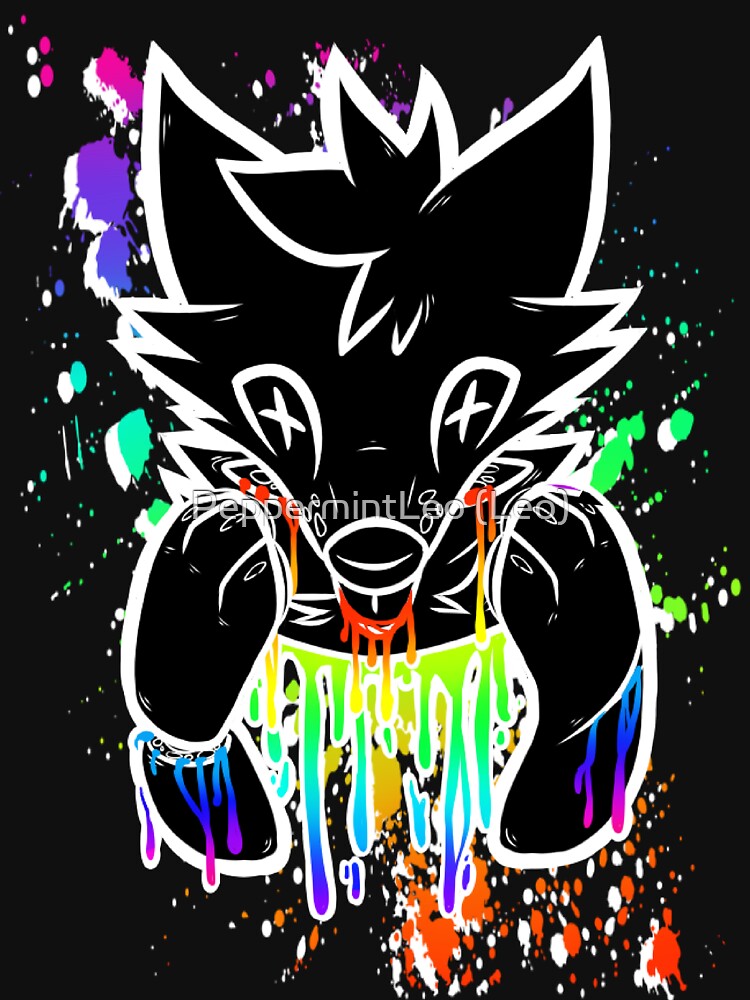 B&W Gore Fox by PeppermintLeo (Leo) T-Shirts, Hoodie, Sweatshirt | BlankRebels.com (Image 3)