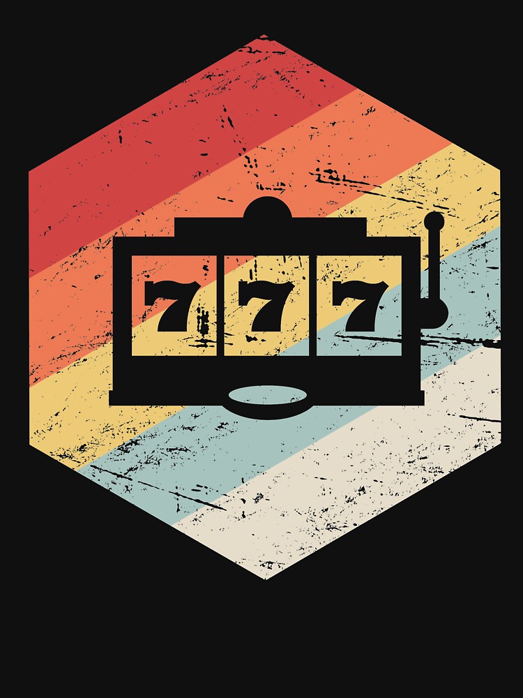 Retro Vintage Slot Machine Icon by Jam Jar T-Shirts, Hoodie, Sweatshirt | BlankRebels.com (Image 3)