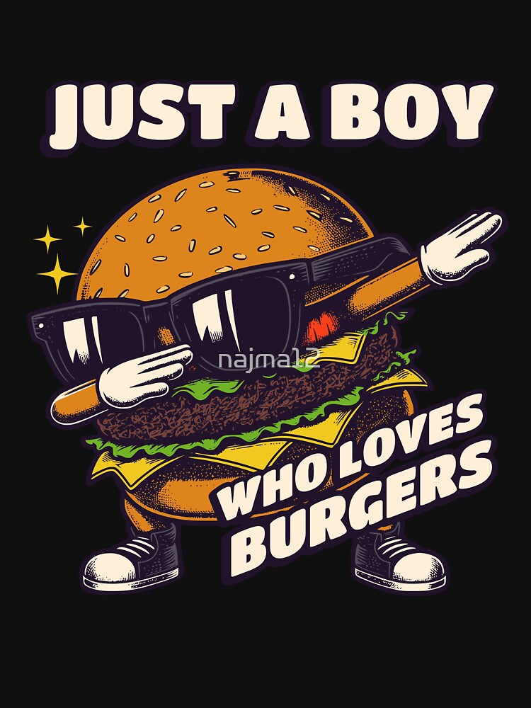 Funny Gift Hamburger Lover Cool Burger Lover Cheeseburger by najma12 T-Shirts, Hoodie, Sweatshirt | BlankRebels.com (Image 3)