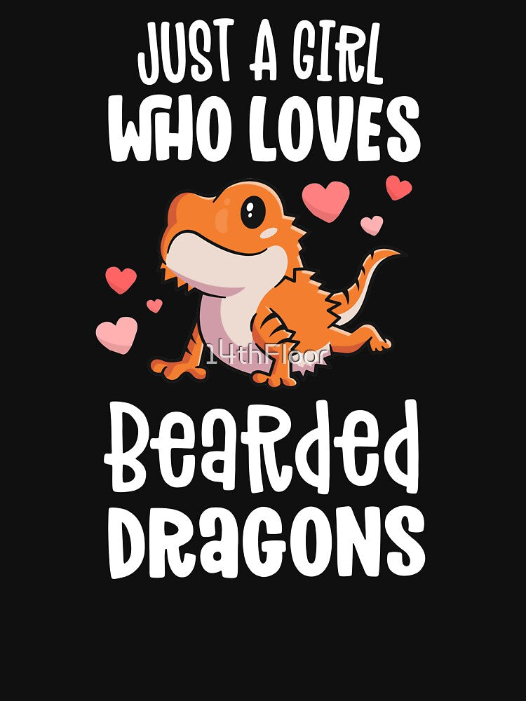 Bearded Dragon Shirt For Girls Love Reptile Lizard Beardie by 14thFloor Hoodie, Sweatshirt | BlankRebels.com (Image 3)
