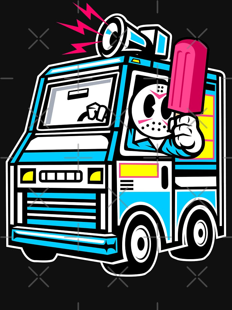Ice Cream Truck Drawing Cartoon by Cheap Women's Shirts