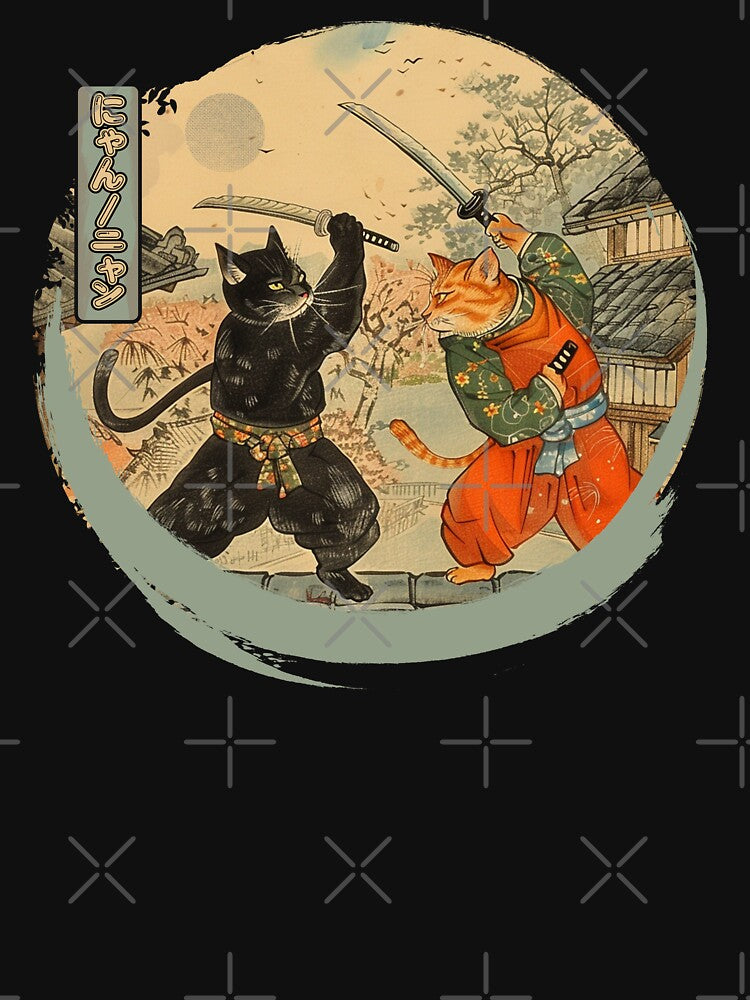 Cat Samurai Japan T-Shirts, Hoodie, Sweatshirt