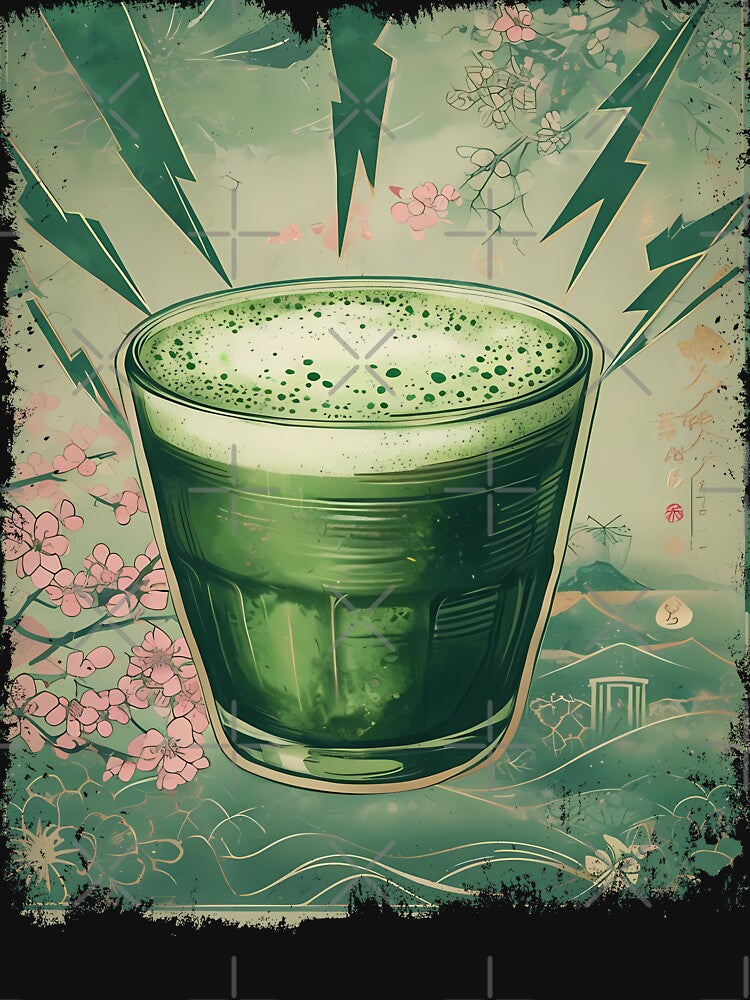 POWERED BY MATCHA - JAPAN THEME by KEF Custom T-Shirts, Hoodie, Sweatshirt | BlankRebels.com (Image 3)
