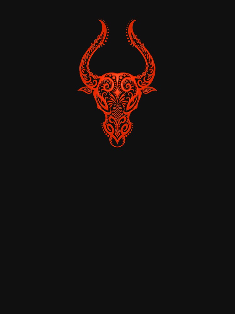 Red Taurus Zodiac Sign in the Stars by JeffBartels T-Shirts, Hoodie, Sweatshirt | BlankRebels.com (Image 3)