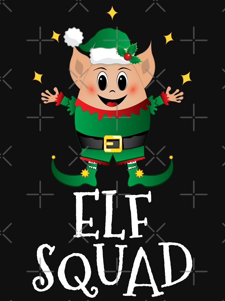 Elf Squad Matching Family Funny Xmas Elf Pajama T-Shirts, Hoodie, Sweatshirt
