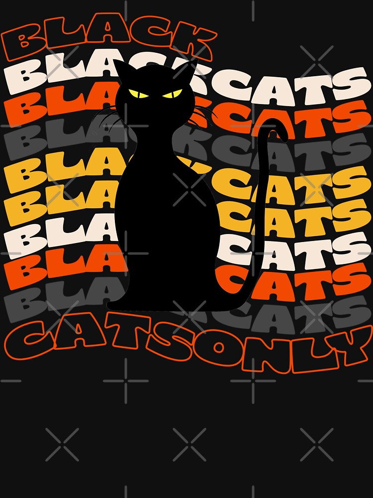 Black Cats Only Art Illustration by MichelleCreative T-Shirts, Hoodie, Sweatshirt | BlankRebels.com (Image 3)