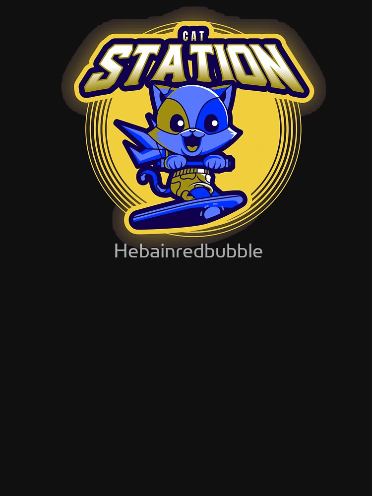 Space cat station by Hebainredbubble T-Shirts, Hoodie, Sweatshirt | BlankRebels.com (Image 3)