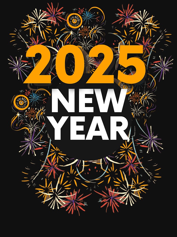 New Year 2025, Winter Time by DZIERANA T-Shirts, Hoodie, Sweatshirt | BlankRebels.com (Image 3)