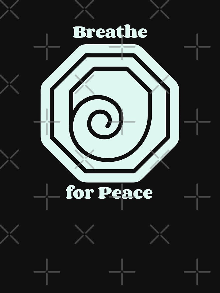 Breathe for Peace Yoga Hexagonal Spiral by B-Smith-Apparel T-Shirts, Hoodie, Sweatshirt | BlankRebels.com (Image 3)