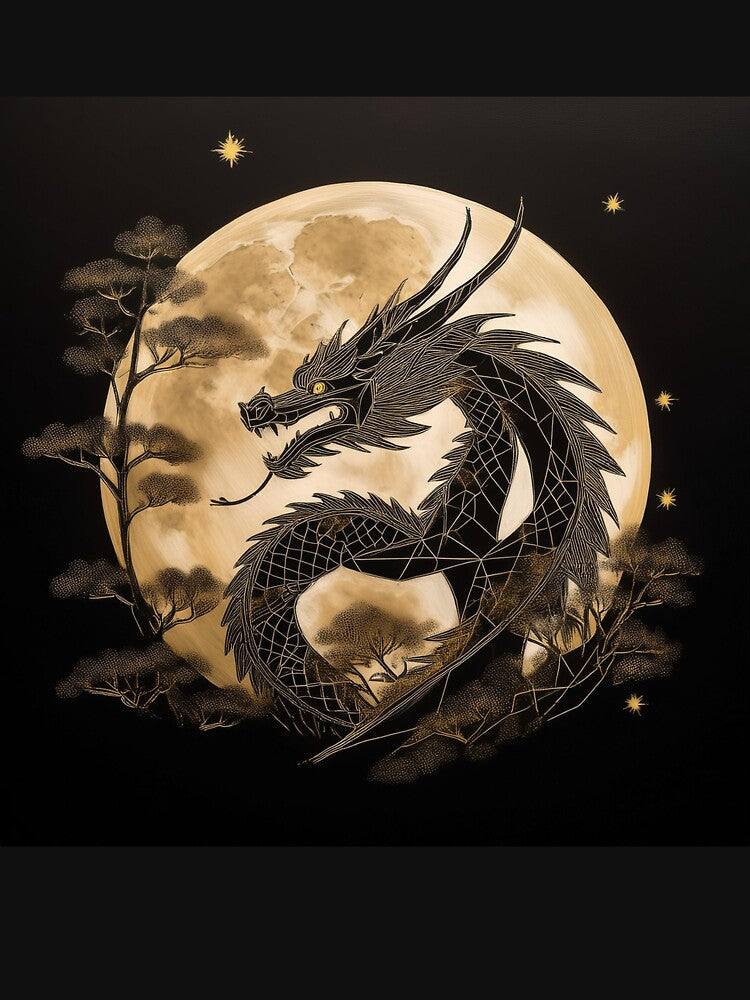 Chinese dragon in sepia color. by BAR DEC T-Shirts, Hoodie, Sweatshirt | BlankRebels.com (Image 3)