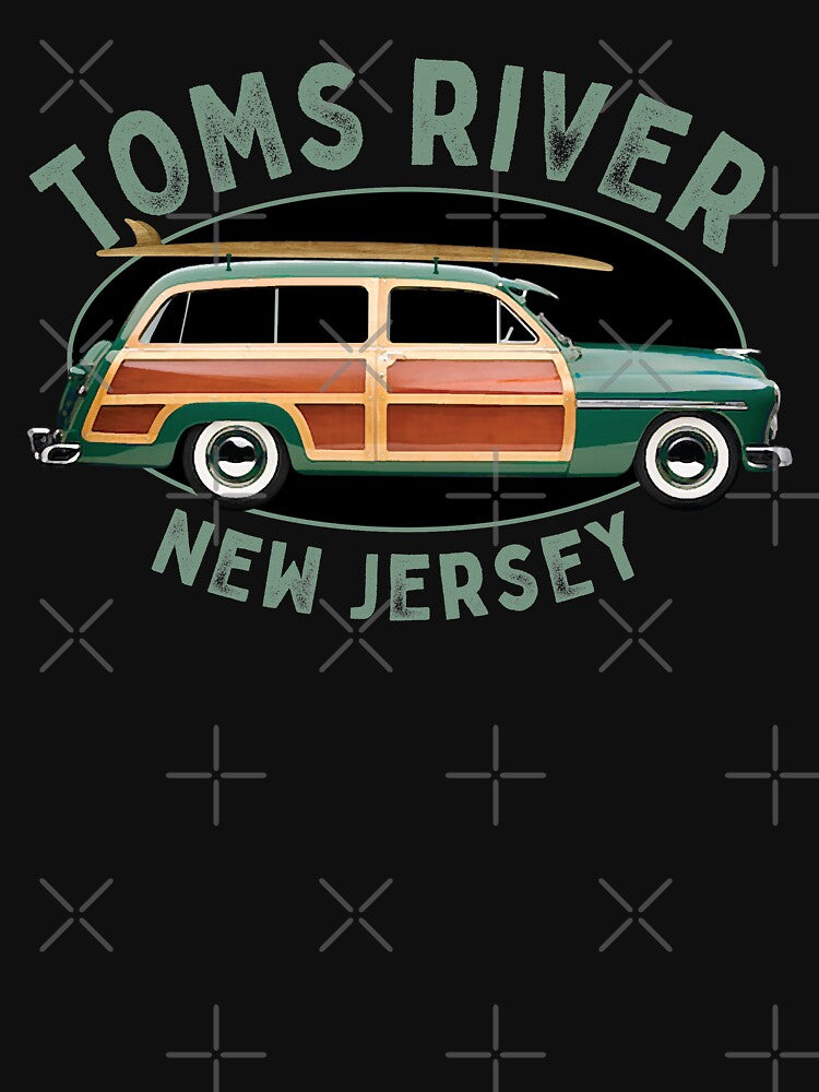 Toms River New Jersey Vintage Surfing Design by Futurebeachbum T-Shirts, Hoodie, Sweatshirt | BlankRebels.com (Image 3)