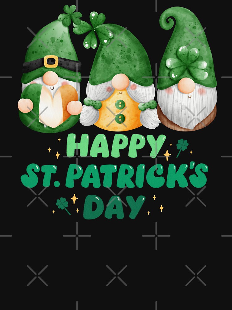 Happy St. Patrick's Day Gnomes by Rich Summers Art T-Shirts, Hoodie, Sweatshirt | BlankRebels.com (Image 3)