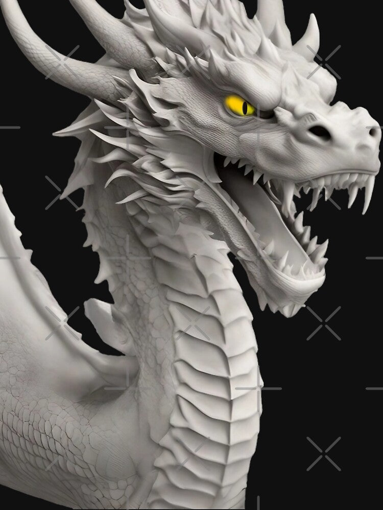 Dragon Yellow Eyes Black by LuizSilva1983 T-Shirts, Hoodie, Sweatshirt | BlankRebels.com (Image 3)