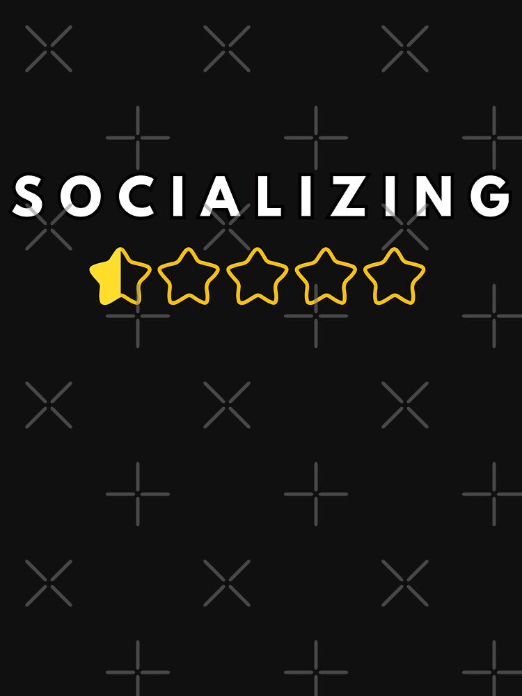 Socializing – 1 Star Review Funny Anti-Social by the science zoo T-Shirts, Hoodie, Sweatshirt | BlankRebels.com (Image 3)