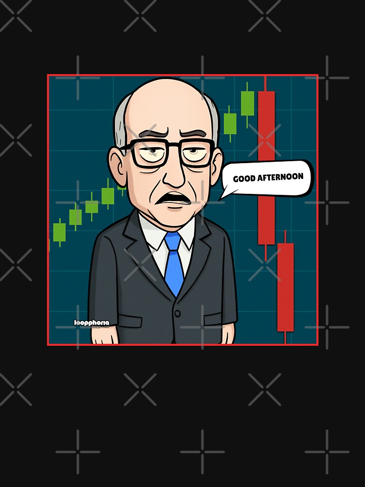He Says “Good Afternoon” — The Market Says Goodbye. by loopphoria T-Shirts, Hoodie, Sweatshirt | BlankRebels.com (Image 3)