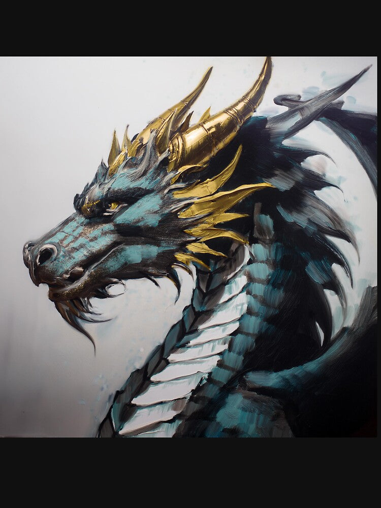 Painted green dragon by BAR DEC T-Shirts, Hoodie, Sweatshirt | BlankRebels.com (Image 3)