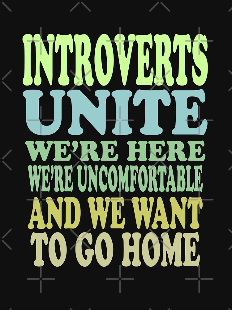 Introverts Unite by Ricaso T-Shirts, Hoodie, Sweatshirt | BlankRebels.com (Image 3)