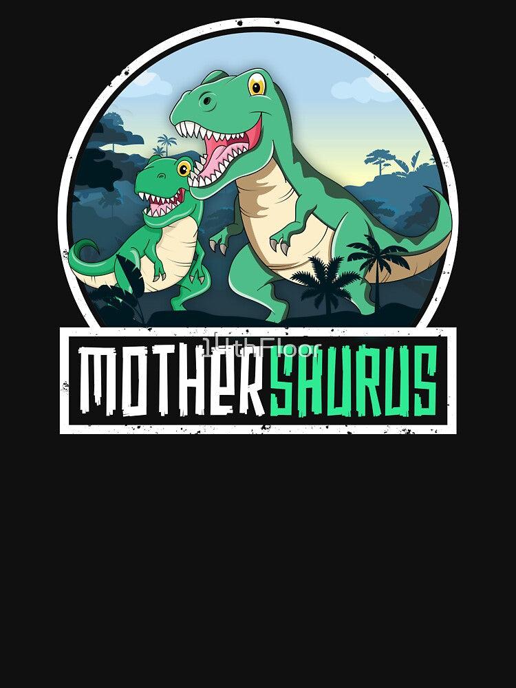 Mothersaurus T-Rex Dinosaur Saurus Mother Mom Matching by 14thFloor T-Shirts, Hoodie, Sweatshirt | BlankRebels.com (Image 3)
