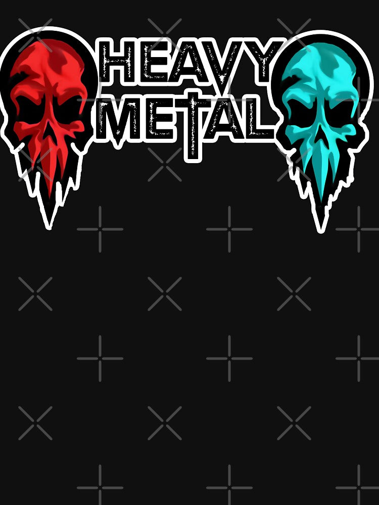 Heavy Metal Cross Skulls by The Tinfoil Mafia T-Shirts, Hoodie, Sweatshirt | BlankRebels.com (Image 3)
