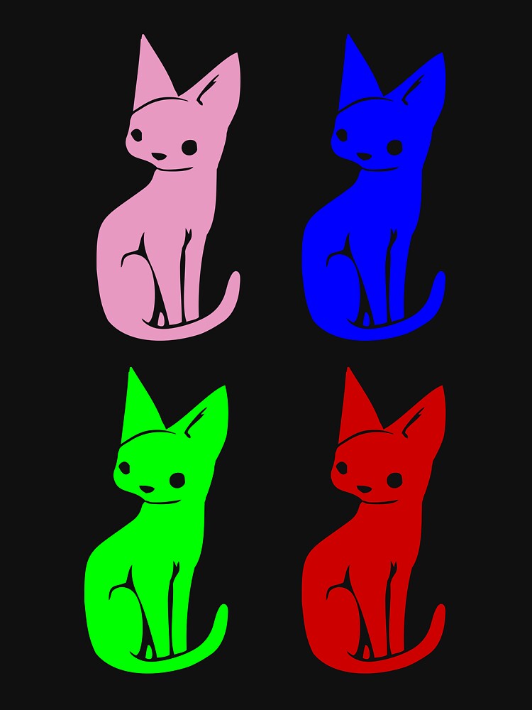 Rainbow Kittens | NickerStickers® on Redbubble by NickerStickers T-Shirts, Hoodie, Sweatshirt | BlankRebels.com (Image 3)