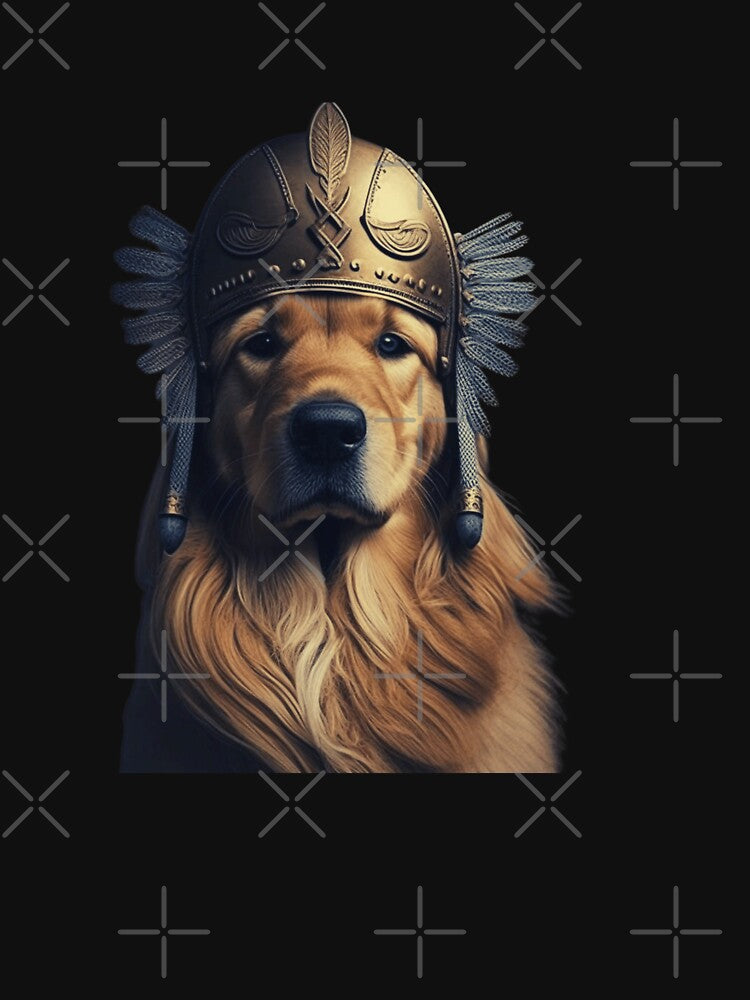 golden retriever viking dog lovers dog golden retriever by Sisi Design⭐⭐⭐⭐⭐ T-Shirts, Hoodie, Sweatshirt (Image 3)