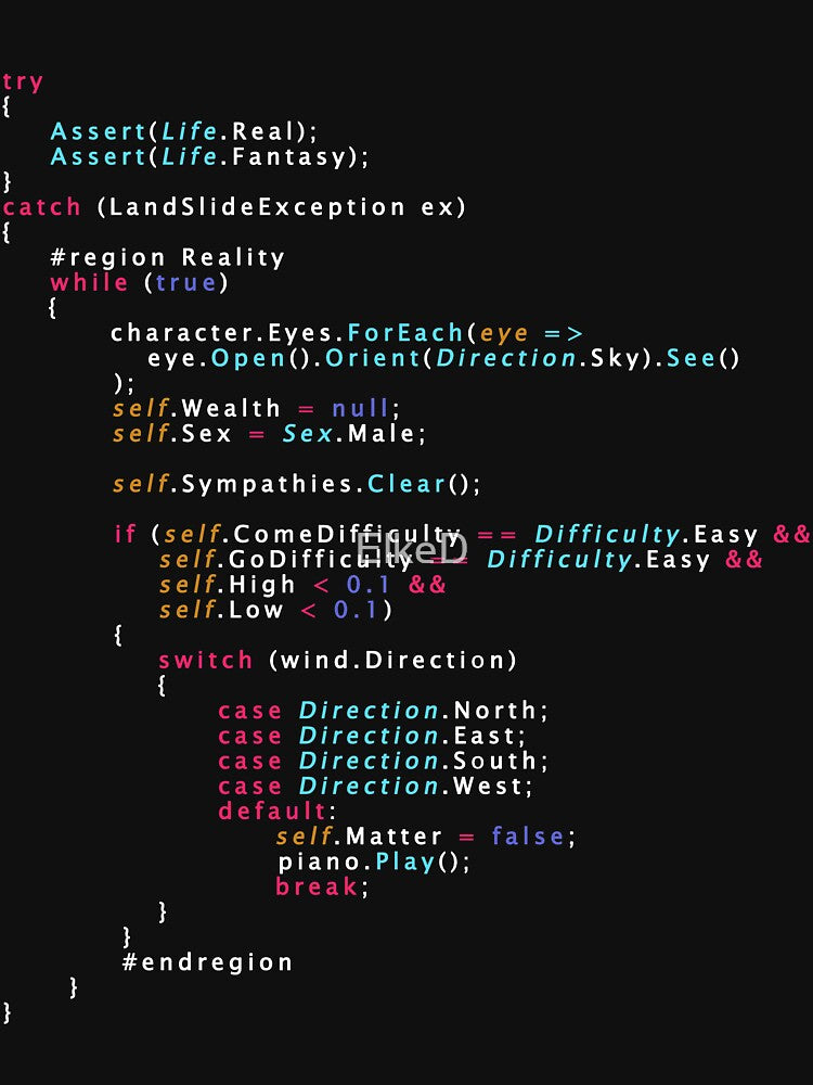 Is This The Real Life Coding Programming Color by ElkeD