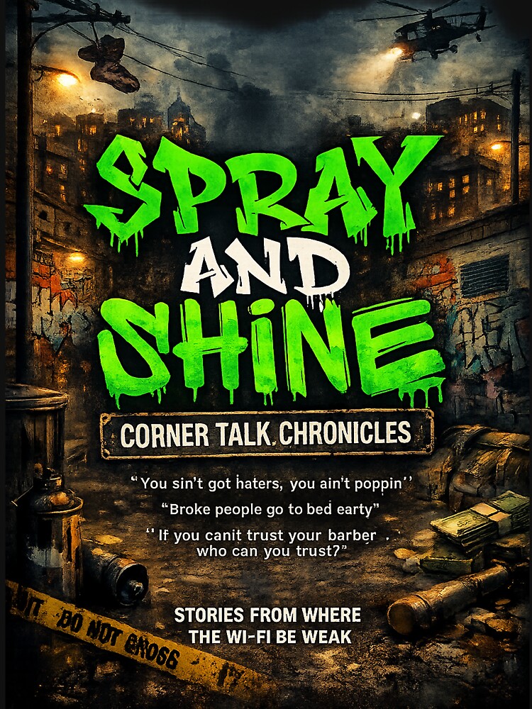 Spray and Shine: Corner Talk Chronicles by Raised Different T-Shirts, Hoodie, Sweatshirt | BlankRebels.com (Image 3)