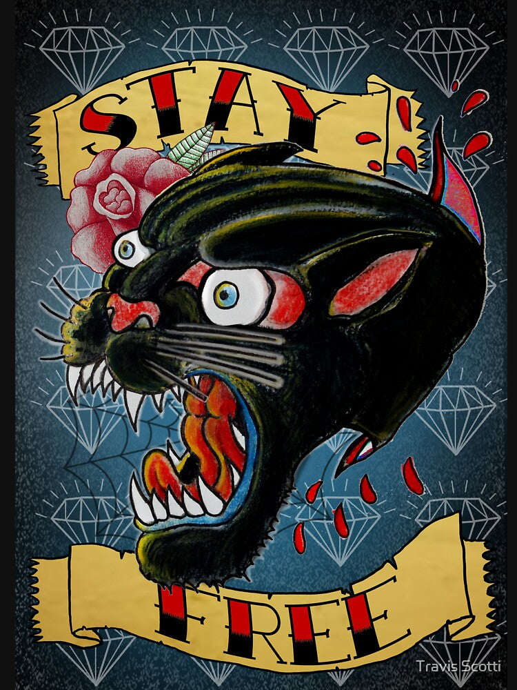 STAY FREE by Travis Scotti T-Shirts, Hoodie, Sweatshirt | BlankRebels.com (Image 3)