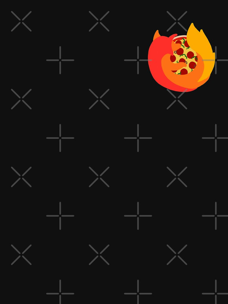 Mopizza Firefox - Mozilla Pizza Firefox by harmoneer T-Shirts, Hoodie, Sweatshirt | BlankRebels.com (Image 3)