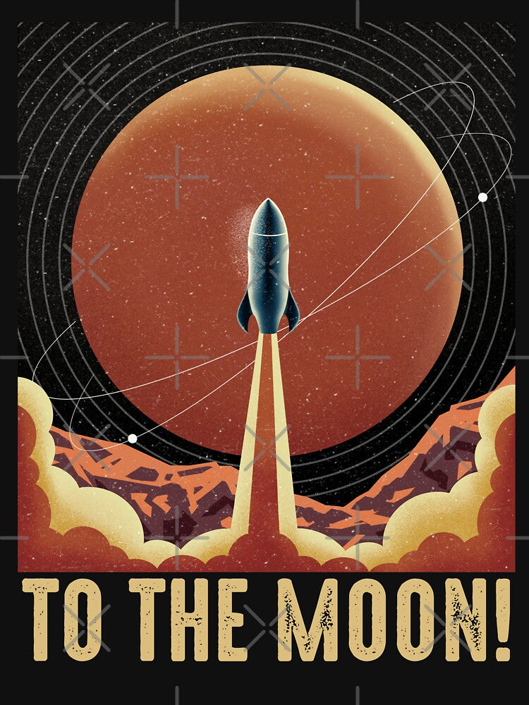 To the moon stock market by VytisPrints T-Shirts, Hoodie, Sweatshirt | BlankRebels.com (Image 3)