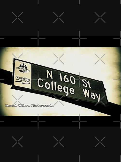 160th Street & College Way, Shoreline, Washington by Mistah Wilson by The Street Sign Store