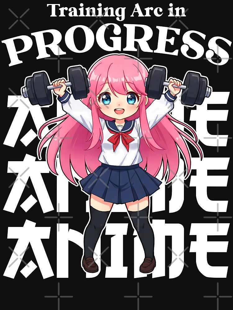 TRAINING ARC IN PROGRESS - ANIME GIFT by KEF Custom T-Shirts, Hoodie, Sweatshirt | BlankRebels.com (Image 3)
