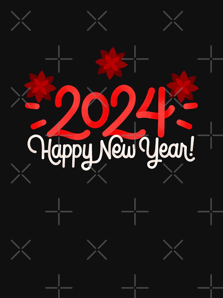 Happy 2024 by bvdesignart T-Shirts, Hoodie, Sweatshirt | BlankRebels.com (Image 3)
