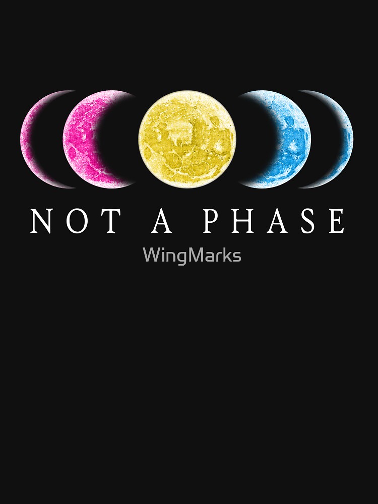 Not A Phase - Pansexual Pride by WingMarks T-Shirts, Hoodie, Sweatshirt | BlankRebels.com (Image 3)