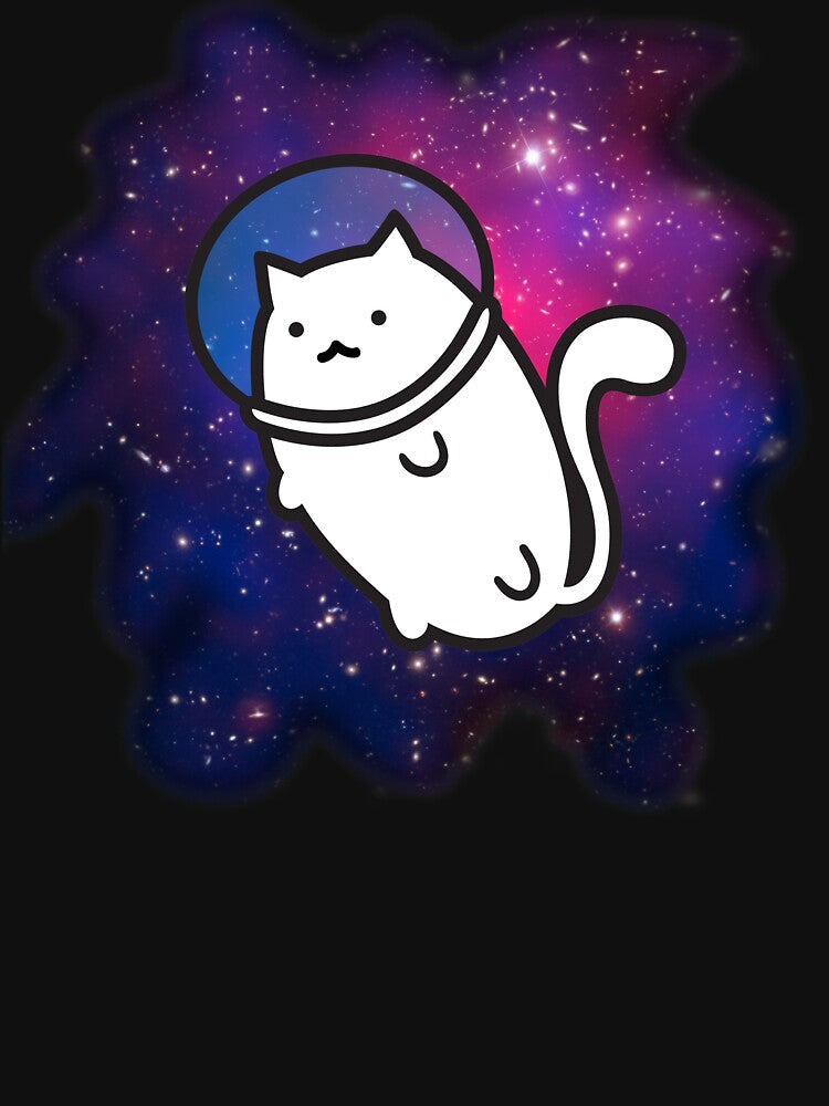 Fat Cat in Space 1 by Keska T-Shirts, Hoodie, Sweatshirt | BlankRebels.com (Image 3)