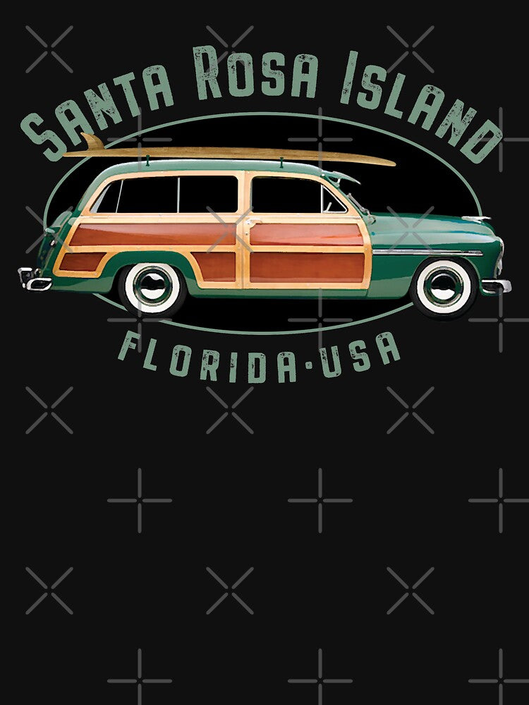 Santa Rosa Island Florida Vintage Surfing by Futurebeachbum T-Shirts, Hoodie, Sweatshirt | BlankRebels.com (Image 3)