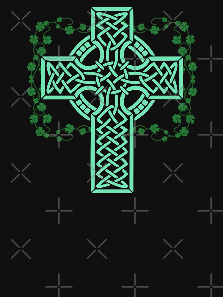 St. Patrick's Day Celtic Cross by Rich Summers Art T-Shirts, Hoodie, Sweatshirt | BlankRebels.com (Image 3)
