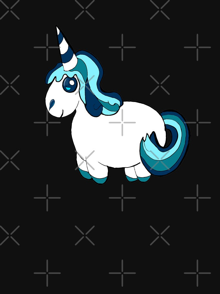 Cute Little Baby Blue Unicorn Emoji by PrintPress T-Shirts, Hoodie, Sweatshirt | BlankRebels.com (Image 3)