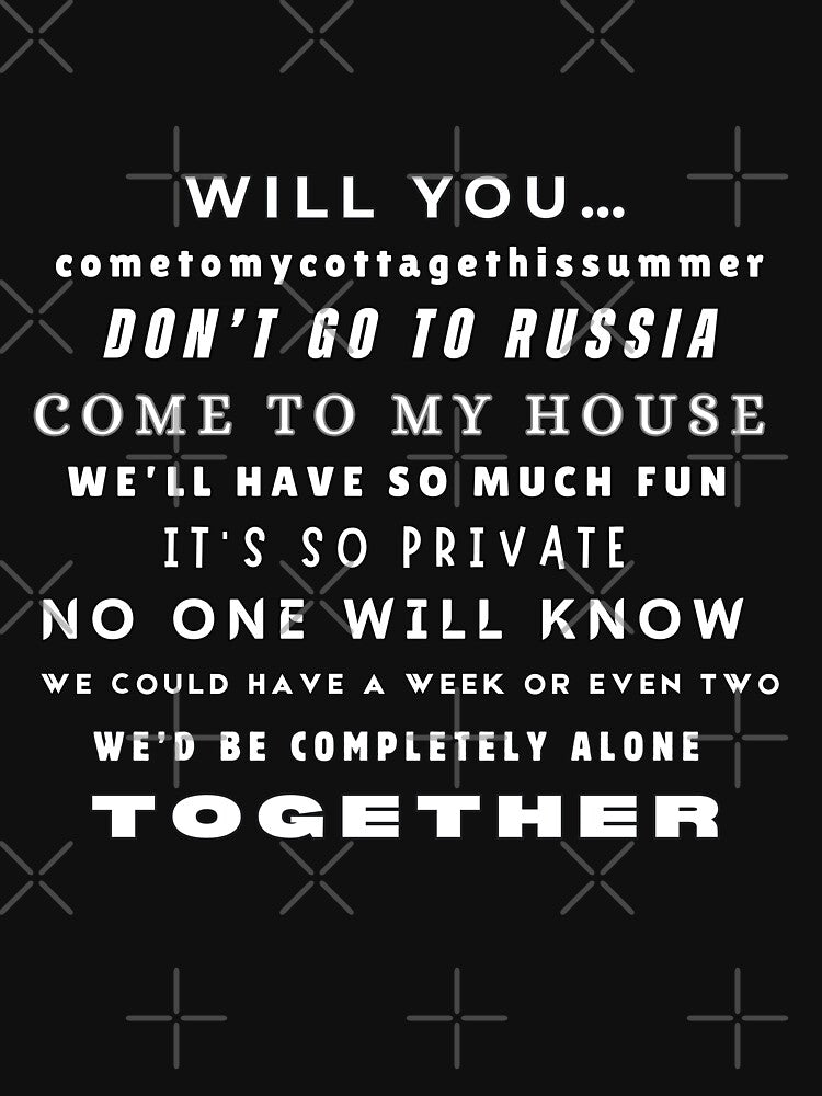 Will you come to my cottage this summer - Heated Rivalry Inspired Quote Graphic –  TV Series Fan Art by... (Image 3)